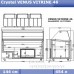 Морозильна вітрина для вагового морозива Crystal VENUS VITRINE 46